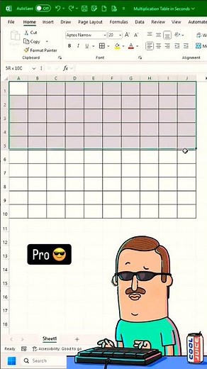 Excel में Table कैसे बनाएं | Create Table in Excel | Excel Tutorial in Hindi #excel #exceltips