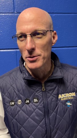 Dustin Ford on being introduced as Akron men's basketball coach, video