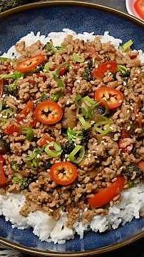 Ground Pork Stir Fry