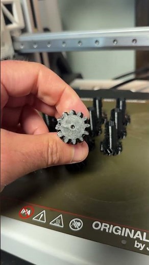 3D Printed Python AMS Feeder gears in TPU #3dprinting #diy #3dprinter #3dprinted #shortsvideo