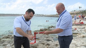 WATCH: Samples taken weekly to ensure sea water fit for swimming