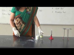 Test for Carbohydrates, Proteins & Fats Class 12th