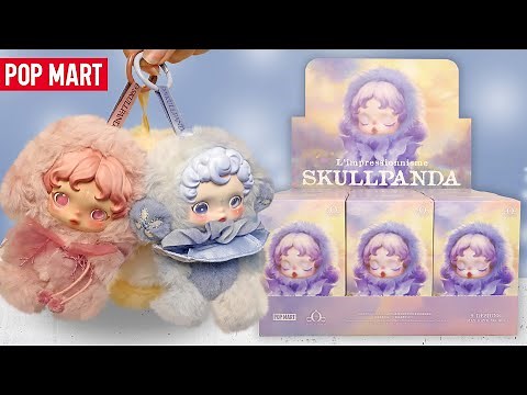 POP MART SKULLPANDA L'impressionnisme Plush Blind Box FULL SET Unboxing and Review