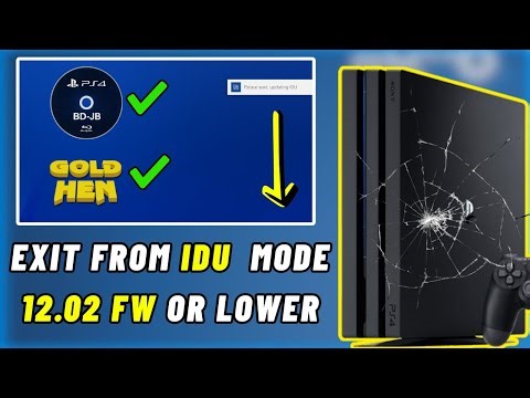 PS4 Stuck in IDU Mode? FULL FIX Tutorial (Works on Firmware 12.02 or Lower)