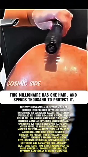 Thousand Dollars for One Hair 😱#fypシ #hair #millionaire #facts #trending