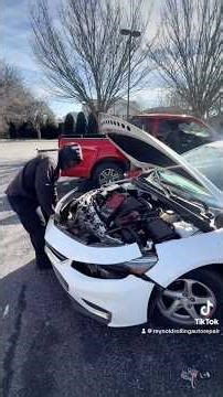 Installing active grill shutter on 2018 ChevyMalibu P059F #chevymalibu #mobilemechanic #carrepair