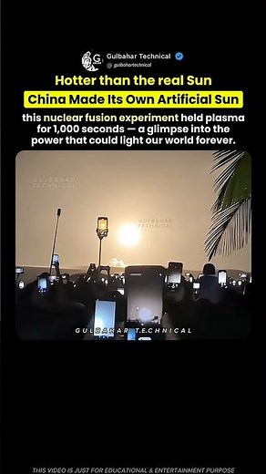 China’s Artificial Sun BURNS 7x Hotter Than Real One ☀️🔥