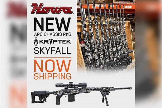 New HOWA 1500 Kryptek Skyfall APC Chassis Package Now Shipping! - Firearms News