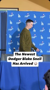 10K views · 450 reactions | Blake Snell has arrived at Dodger Stadium  . Tune in to the press conference here on @am570lasports on the free @iheartradio app! #dodgers #blakesnell | AM 570 L.A. Sports | Facebook