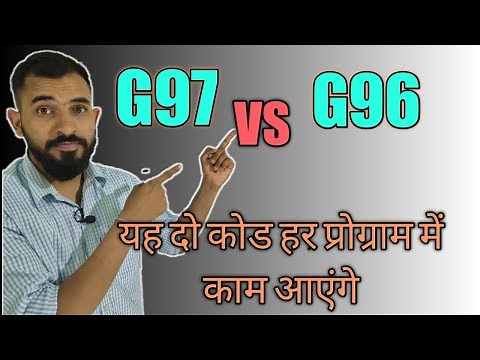 G97 cnc code and G96 cnc code