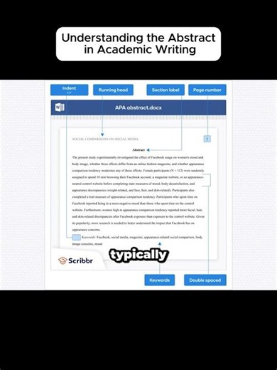 Understanding the Abstract in Academic Writing