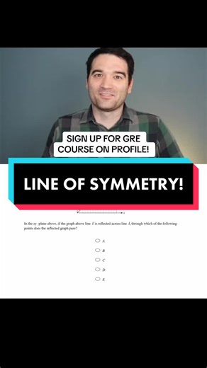 Understanding Lines of Symmetry in GRE Geometry