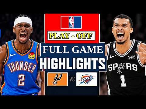 San Antonio Spurs vs Oklahoma City Thunder Full Game 1 Highlights | 2026 NBA West Finals
