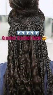 🤯🤯Would you ever COMBINE crochet braid methods?! YOU SHOULD! #hairstyles #crochetbraids #shorts