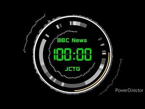 JCTG 100 Seconds Countdown BBC News 24 1999, 2013 HUD Circle Digital Stopwatch Timer Version