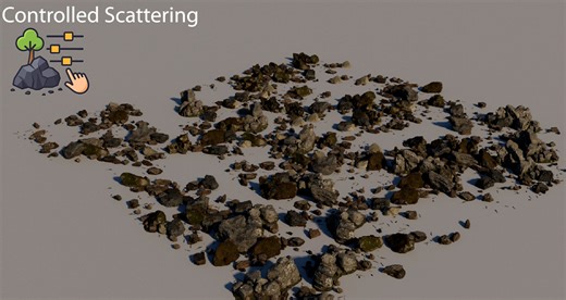 Assig prototypes HDA / Control scattering in Houdini Solaris [Free]