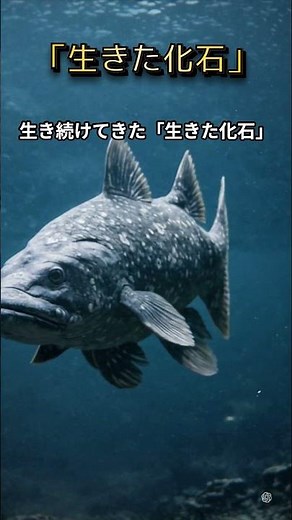 【生きた化石】4億年を生き抜いた魚、シーラカンス！