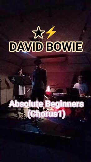 ★⚡️DAVID BOWIE/Absolute Beginners (Chorus1) #cover #deepcut #piano #jazzy