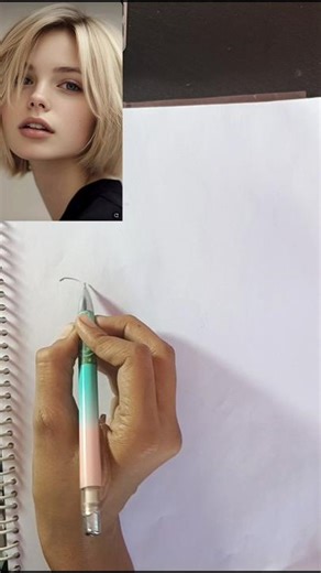 #Free hand sketch Portrait