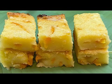 Cassava (Yuca) Cake Recipe | Filipino Snacks or Desserts |