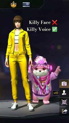 Killy Face ❌ Killy Voice ✅ #freefire #status #status #vasu777 #vasu777