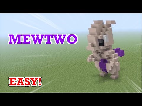 Minecraft┃How to build Pokémon(Mewtwo)