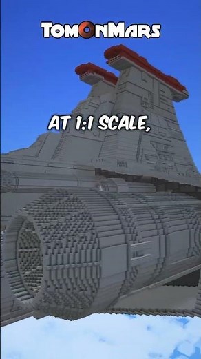 I built a 1:1 VENATOR in MINECRAFT! #minecraft #starwars #venator