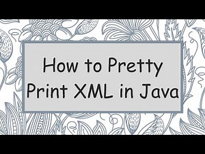 How to Pretty Print XML in Java