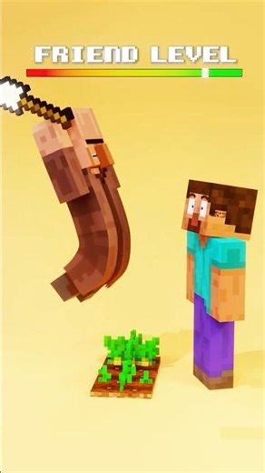 Minecraft Steve: Friend or Enemy? 😳🔥 Satisfying 3D Fluid and Cloth Simulation