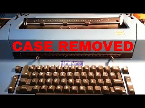IBM Selectric Typewriter Case Removal Explained Latches Shock Mounts