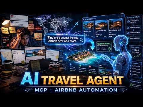 AI Travel Agent Using MCP & LLMs | Smart Airbnb Search Automation