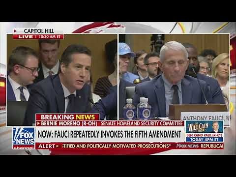 Sen. Moreno Attacks Fauci In Expletive Rant: ‘Who The F*** Do You Think You Were For Doing That?’