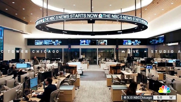 'Our new home': NBC Chicago and Telemundo Chicago unveil their new state-of-the-art newsroom