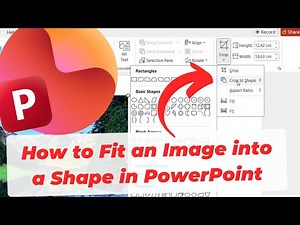 How to Fit an Image into a Shape in PowerPoint (Crop to Shape Tutorial)