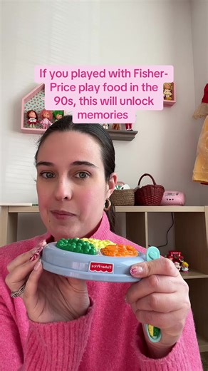Nostalgic 90s Fisher-Price Baby Doll Play Food