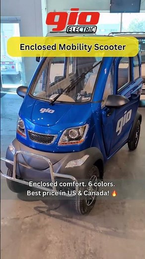 The BEST Enclosed Mobility Scooter PRICE in USA and Canada #electricscooter #emobility #usa #canada