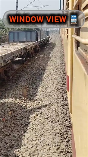 Window View from Moving Train 🚆 #Shorts