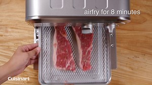 It's almost that time of year, back to school! Our recipe for airfryer steak and veggies makes a satisfying lunch or after school meal. Try making it in our Compact AirFryer Toaster Oven! | Cuisinart