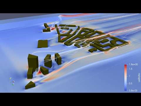 Pedestrian Wind Comfort CFD Case Study Using OpenFOAM | Urban Aerodynamics and Applied ABL Modeling