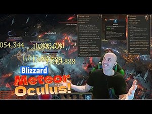 Blizzard/Meteor SORCERER build with OCULUS! The BEST build for Tier 100 content! Diablo 4 Season 3!