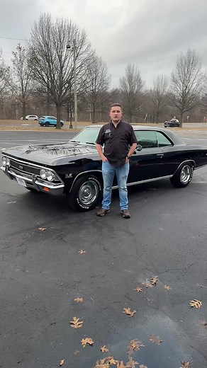 🚨New Inventory Alert🚨 1966 Chevrolet Chevelle SS 396 V8 Tuxedo Black #chevrolet #fyp #chevelle #ss #396