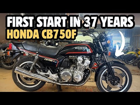 1980 Honda CB750F First Start in 37 Years