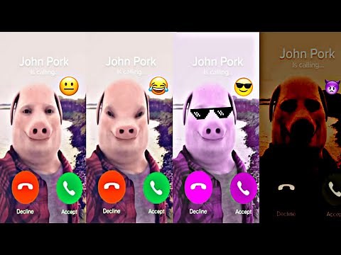 JOHN PORK IS CALLING SOUND VARIATIONS. I ANSWERED HIM...