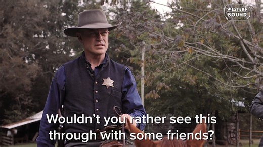 150K views · 1.5K reactions | Don't believe there was a question mark in that sentence, partner.  The Warrant, tonight at 10p ET. | Western Bound | Facebook