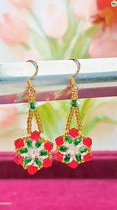 3.7K views · 68 reactions | DIY Christmas Earrings!✨ | Wedding Decoration Ideas | Facebook