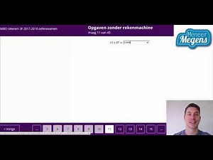 Exam Training Arithmetic 3F 17/18 Part 1 (questions 1-11)