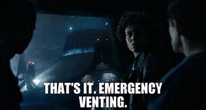 That's it. Emergency venting.