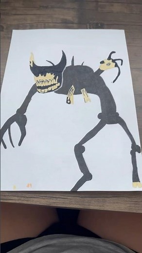 Drawing ink demon from bendy and the ink machine. With song