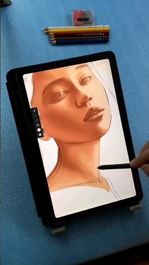 Infinite painter Shading tutorial for beginners [part-1] #infinitepaintertutorial #shorts