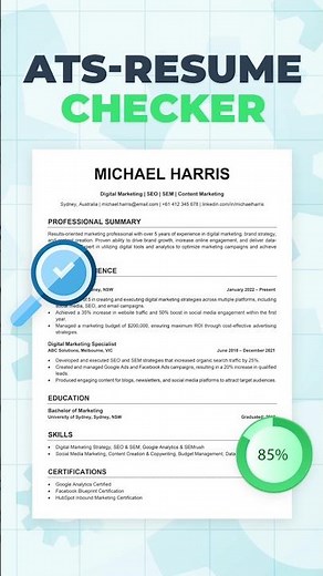 Is Your Resume ATS-Friendly? Use This Free Resume Checker!